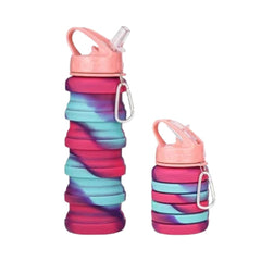 Collapsible Silicone Water Bottle | Folding Travel