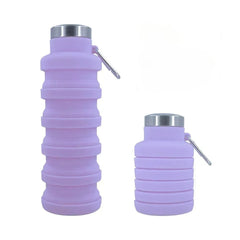 Collapsible Silicone Water Bottle | Folding Travel