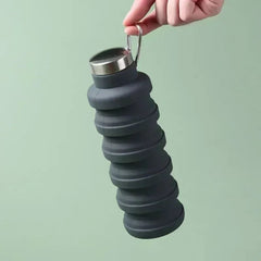 Collapsible Silicone Water Bottle | Folding Travel