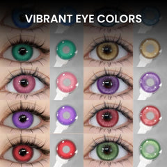 Colored Contact Lenses – Blue, Purple & Pink for Cosplay