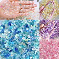 Colorful Resin Nail Charms 3D Kawaii Set – 50pcs DIY Kit