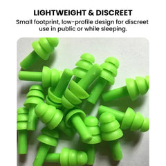 Colorful Reusable Silicone Ear Plugs with Travel Case lightweight
