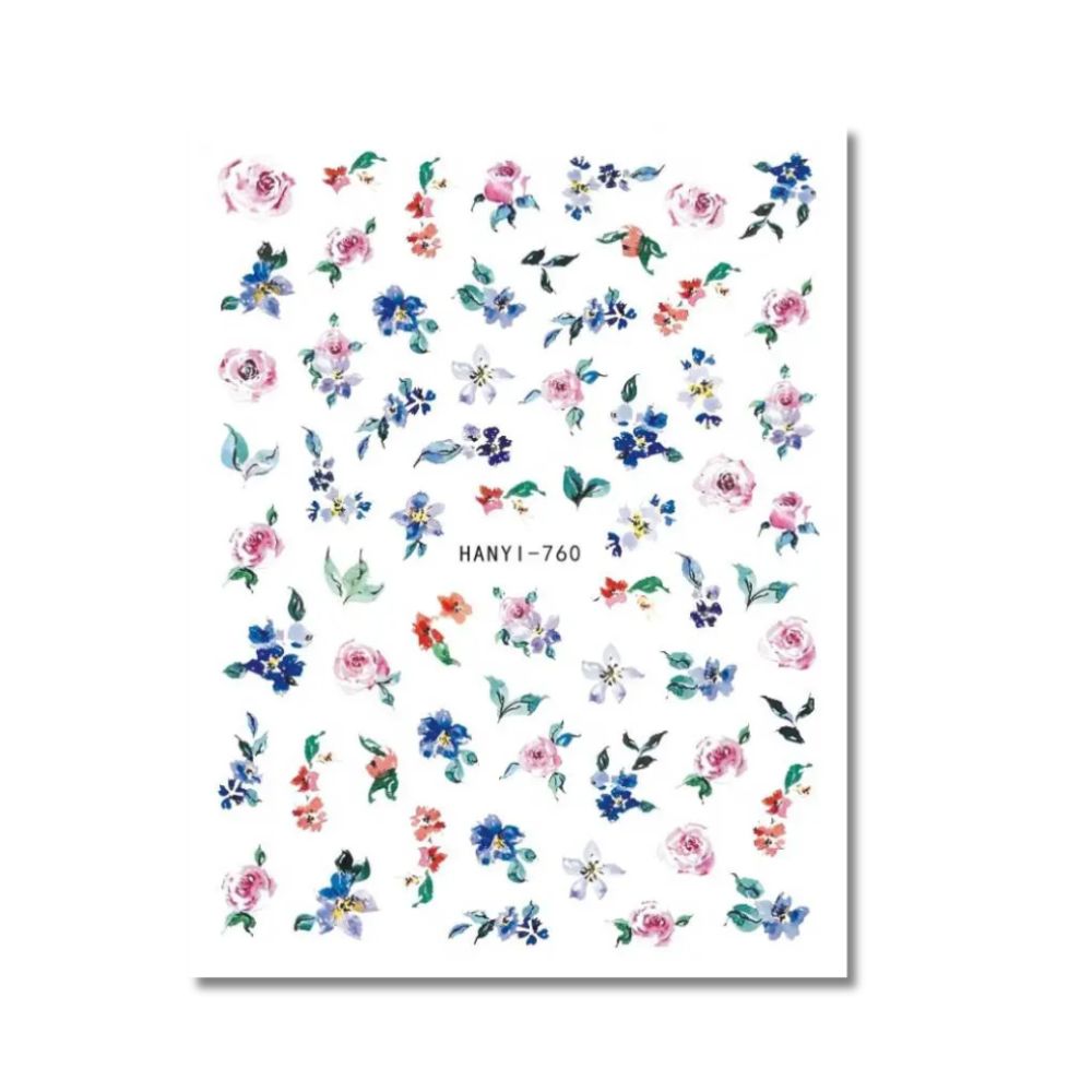 Butterfly & Horse Nail Art Water Decals Stickers