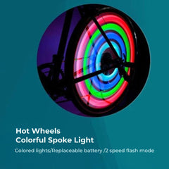 Colorful LED Bike Wheel Spoke Light Waterproof Flash Lamp