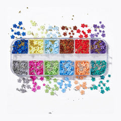Colorful Resin Bow Nail Charms – 3D DIY Art Set of 12