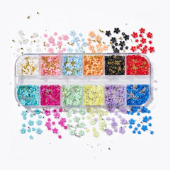 Colorful Resin Bow Nail Charms – 3D DIY Art Set of 12