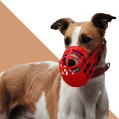 Comfort-Fit Dog Basket Muzzle — Adjustable, Breathable