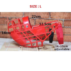 Comfort-Fit Dog Basket Muzzle — Adjustable, Breathable