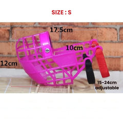 Comfort-Fit Dog Basket Muzzle — Adjustable, Breathable