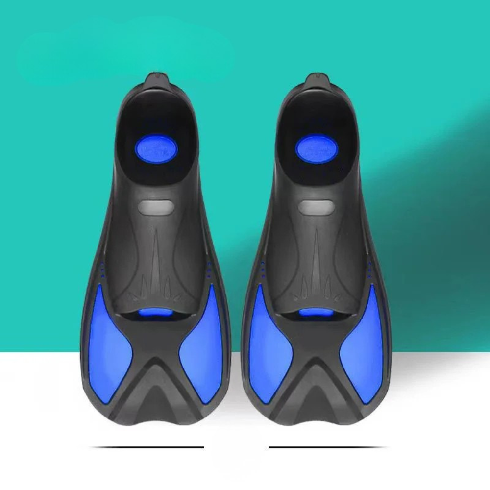 Comfort_Flex_Adjustable_Snorkel_Fins_Open_Heel_-_Blue