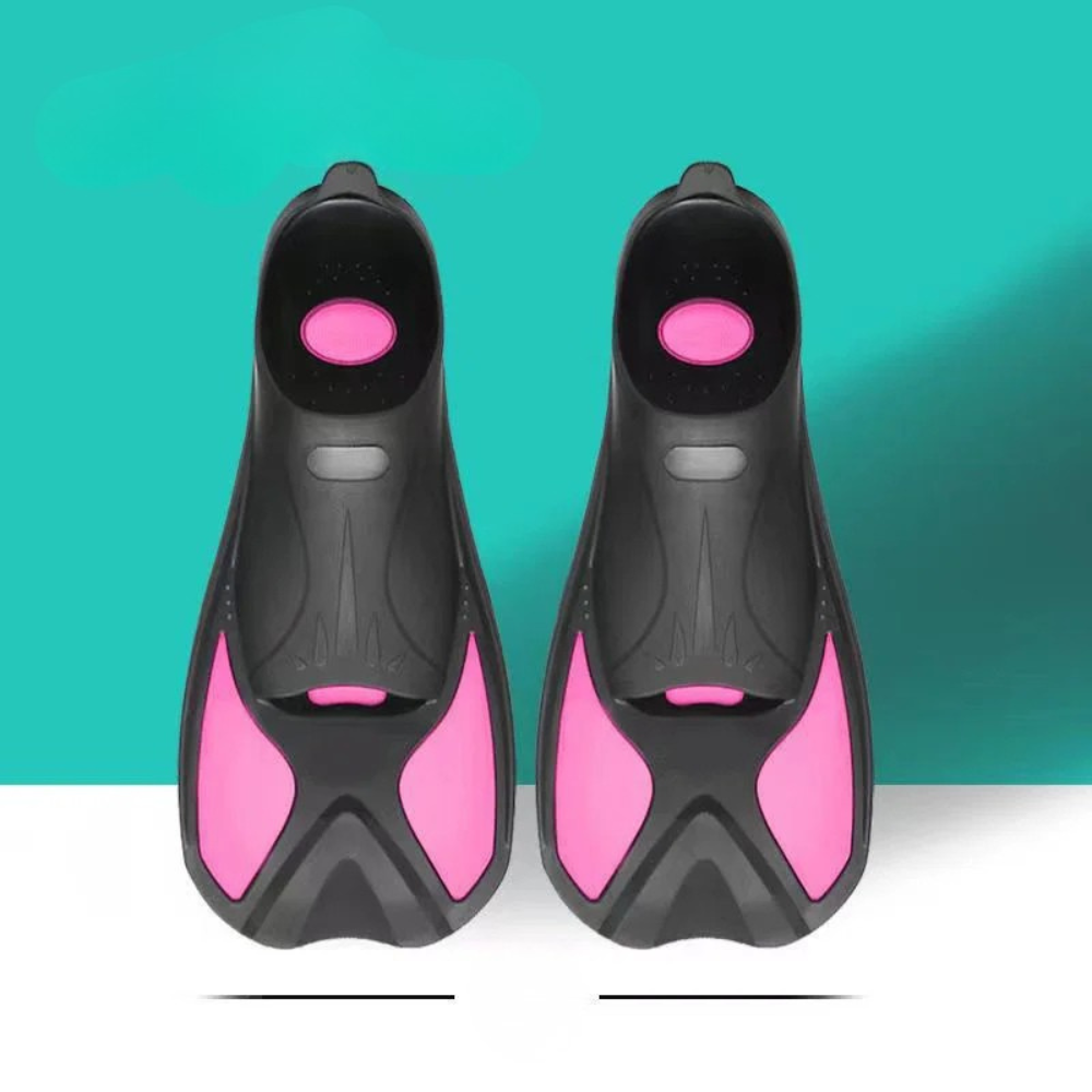 Comfort_Flex_Adjustable_Snorkel_Fins_Open_Heel_-_Pink