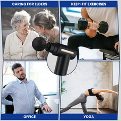 Compact Deep Tissue Massage Gun — Quiet Percussion