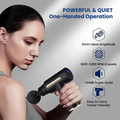 Compact Deep Tissue Massage Gun — Quiet Percussion