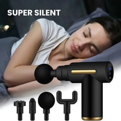 Compact Deep Tissue Massage Gun — Quiet Percussion