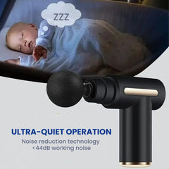 Compact Deep Tissue Massage Gun — Quiet Percussion
