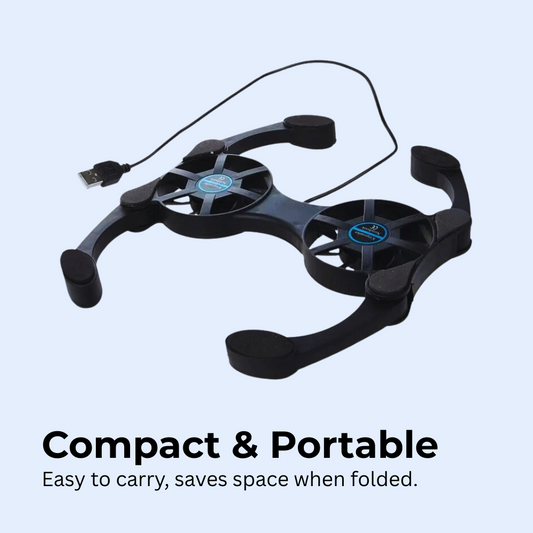 Compact Laptop Fan Stand  Cooler Pad