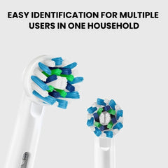 Compatible Oral B Cross Action Electric Brush Head Refill