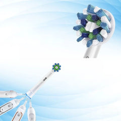 Compatible Oral B Cross Action Electric Brush Head Refill