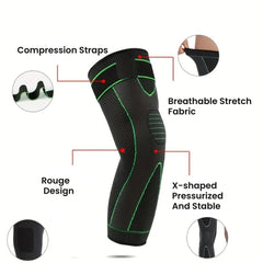 Compression Knee Sleeve Support – Warm & Elastic Brace