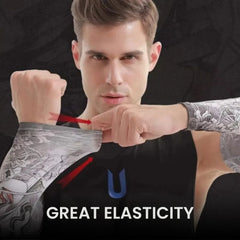 Cool Ice Silk Tattoo Arm Sleeves – Breathable & UV Protection