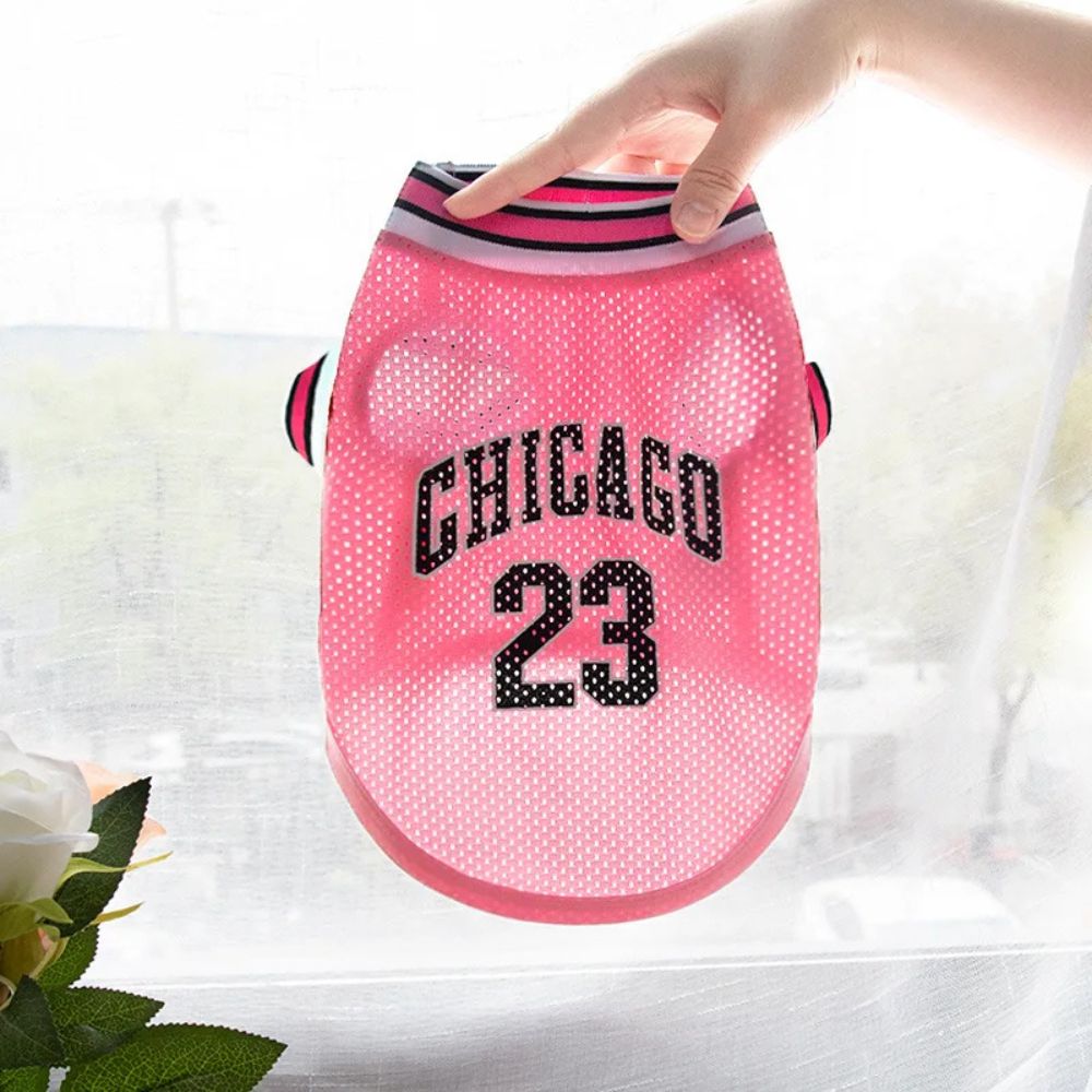 Chicago 23 Pet Jersey — Small Dog & Cat Sports Tee