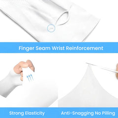 Cooling UV Protection Ice Silk Arm Sleeves – Unisex
