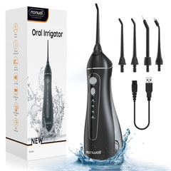 Cordless Water Flosser F18 – 3 Modes, 4 Tips, USB Rechargeable