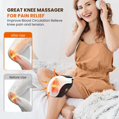 Cordless Knee Massager with Heat & Vibration Therapy -  pain relief