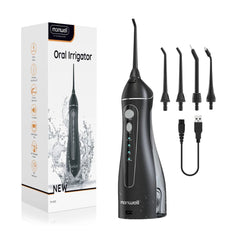 Cordless Water Flosser F18 – 3 Modes, 4 Tips, USB Rechargeable