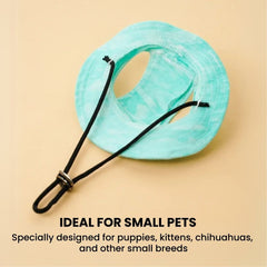 Adjustable Cat Bucket Hat — Cute Sun Hat for Pets