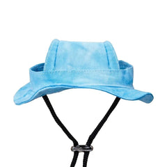 Adjustable Cat Bucket Hat — Cute Sun Hat for Pets