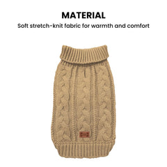 Cozy Knit Dog Sweater — Multiple Colors & Sizes