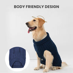 Cozy Knit Dog Sweater — Multiple Colors & Sizes