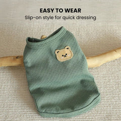 Cozy Teddy Bear Knit Dog Sweater – Winter Pet Clothes