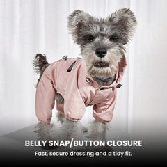 Cozy Waterproof Dog Jumpsuit — Fleece Lined Pet Hoodie