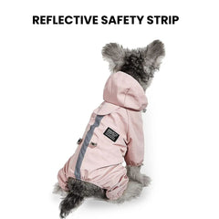 Cozy Waterproof Dog Jumpsuit — Fleece Lined Pet Hoodie