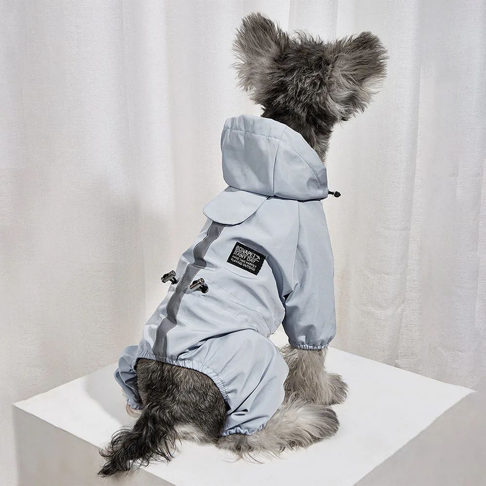 Cozy Waterproof Dog Jumpsuit — Fleece Lined Pet Hoodie