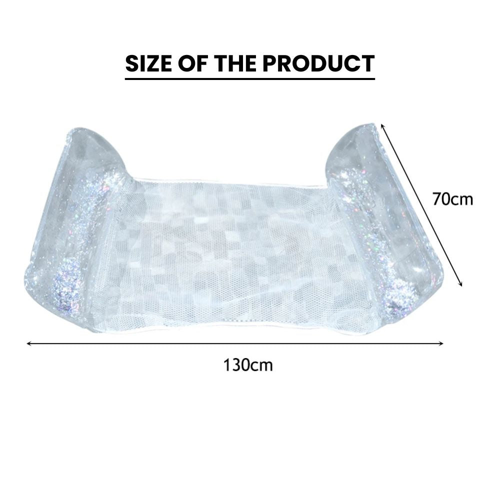 Crystal Mesh Floating Pool Lounger size