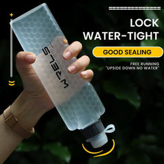 Curved Easy Grip Sports Water Bottle & Running Belt Pack