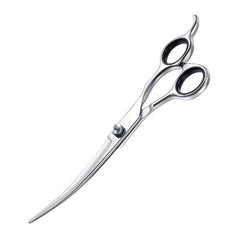 Curved Pet Grooming Scissors — 6.8″ Ergonomic Trimmer