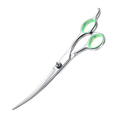 Curved Pet Grooming Scissors — 6.8″ Ergonomic Trimmer