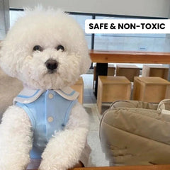 Stylish Cotton Dog Shirt with Collar for Small Pets