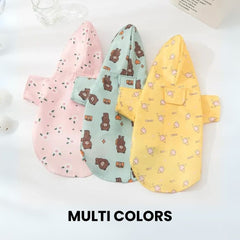 Cute Hooded Dog Raincoat — Waterproof Puppy Jacket