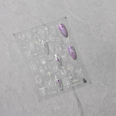 Cute 5D Strawberry Nail Stickers Jelly Fruit Art Decals