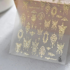 Cute 5D Strawberry Nail Stickers Jelly Fruit Art Decals