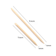Cuticle Pusher Sticks 100/50Pcs for Manicure Pedicure