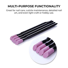 Cuticle Pusher & Nail File Set – Pro Manicure Tool Kit