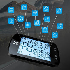Cycling GPS Computer G2+ Wireless, ANT+, Waterproof