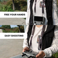 DJI Controller Leather Neck Strap — Adjustable