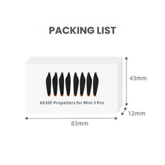 DJI Mini 3 Pro Replacement Propellers — (Black)